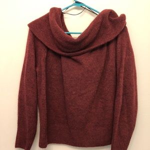 Scrunch-Collar Sweater